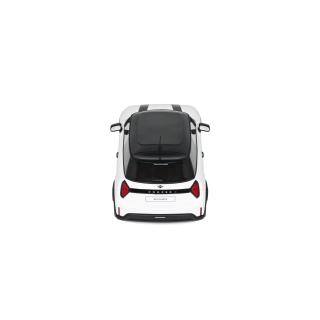 MINI COOPER S NANUQ WHITE (METALLIC) 2025 OttO mobile 1:18 Resinemodell (Türen, Motorhaube... nicht zu öffnen!)